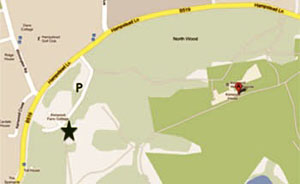 Dairy cottage map